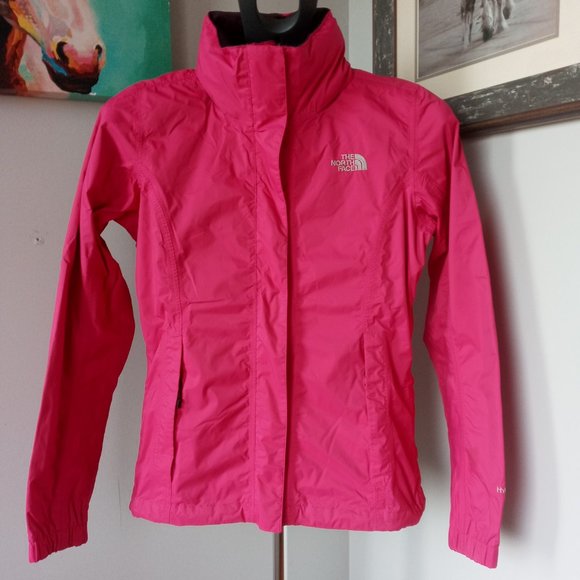 The North face hyvent Fuchsia lightweight waterproof jacket Size XS - Picture 1 of 9